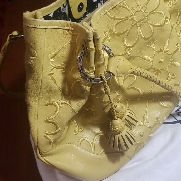 ⚠️SOLD⚠️Yellow Brighton leather bag/ SOLD! - Picture 4 of 9